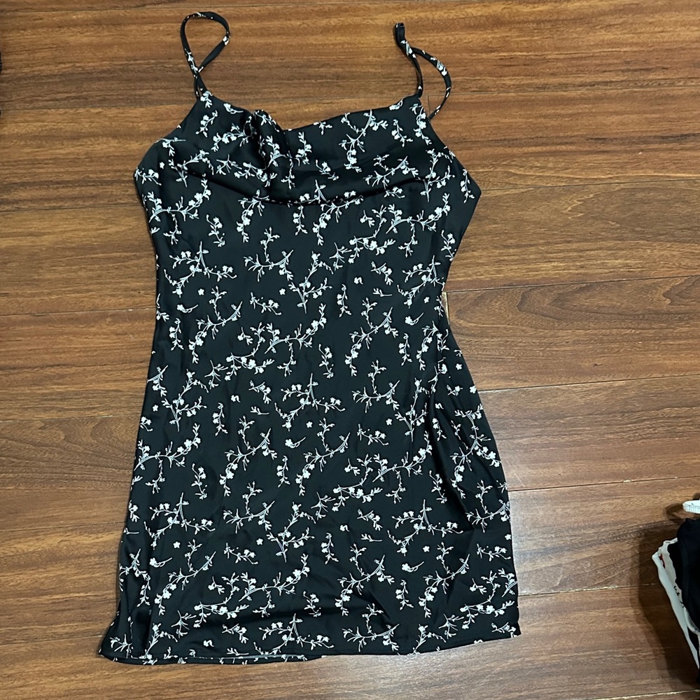 Urban Outfitters Black Floral Dress